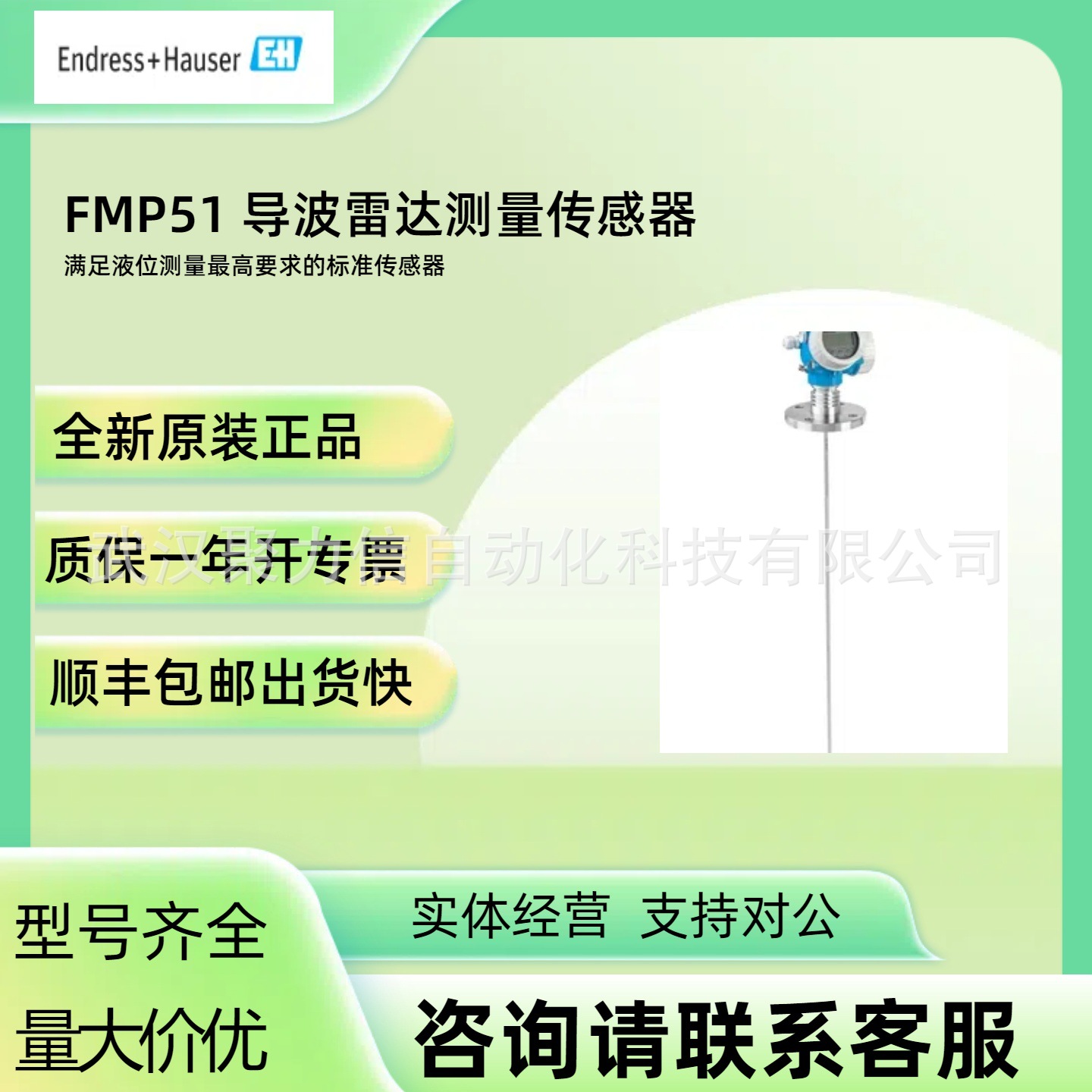 E+H恩德斯豪斯  导波雷达液位计 FMP51-AAACCAMGA4CHM+AAEHF3MC