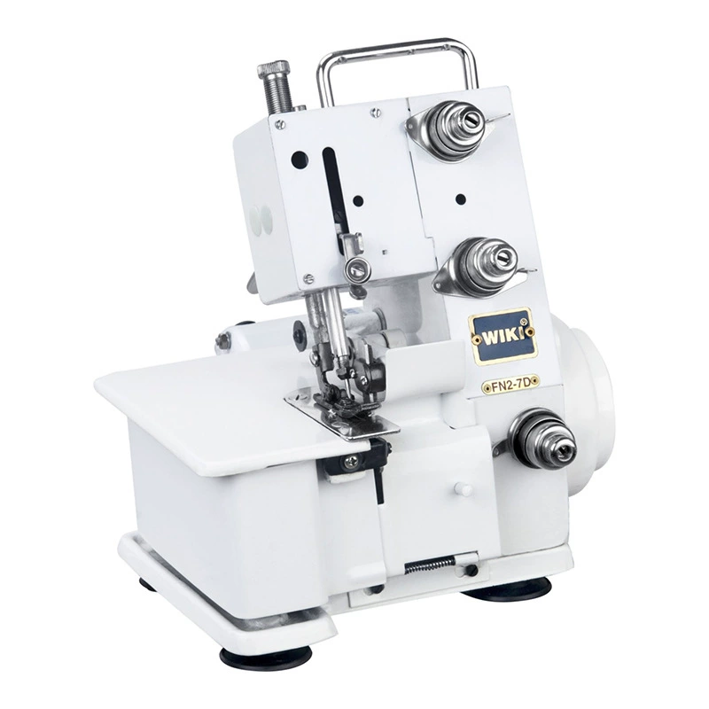 Бытовая швейная машина с оверлоком FN2-7D настольная машина с фиксацией кромок полуавтоматическая швейная машина с приводом двигателя материал средней толщины