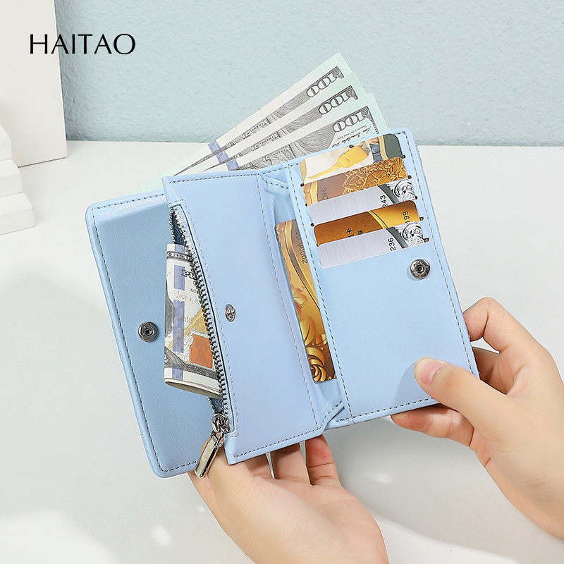 Nuevas billeteras transfronterizas de mujeres con cremallera a cuadrícula, nuevas billeteras de mujeres, gran capacidad