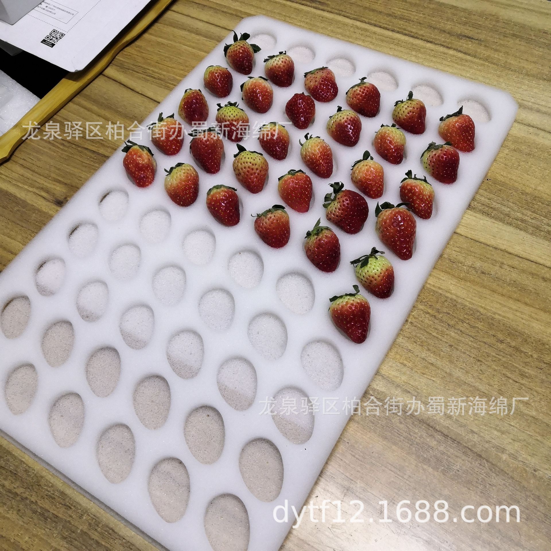 吸水防震草莓海绵内衬/吸水防震草莓海绵衬垫//吸水防震草莓海绵