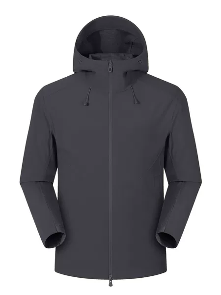 Workwear Jacket, Windproof, Breathable, Hooded, Dry and Comfortable Outdoor Mountaineering Clothing, Camping Group Activities, Custom Logo Jacket