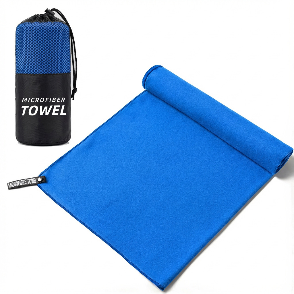 Absorción transfronteriza portátil toalla de secado rápido natación microfibra logo personalizado toalla deportiva succión de sudor gimnasio