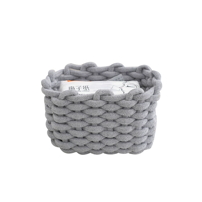 Woven storage system, table storage basket