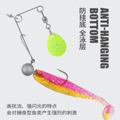 Lure for Sharks|Composite Rotating Splice Lure Accessories Black Hole Baitcasting Metal Lure Freshwater Bass Bait Fishing Tackle Accessories