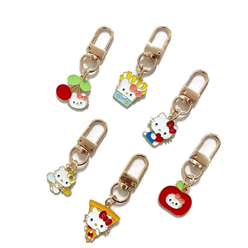 Hello Kitty, Hello Kitty, японский милый брелок, USB-флешка с молнией, наушники, сумка для аксессуаров, подвеска