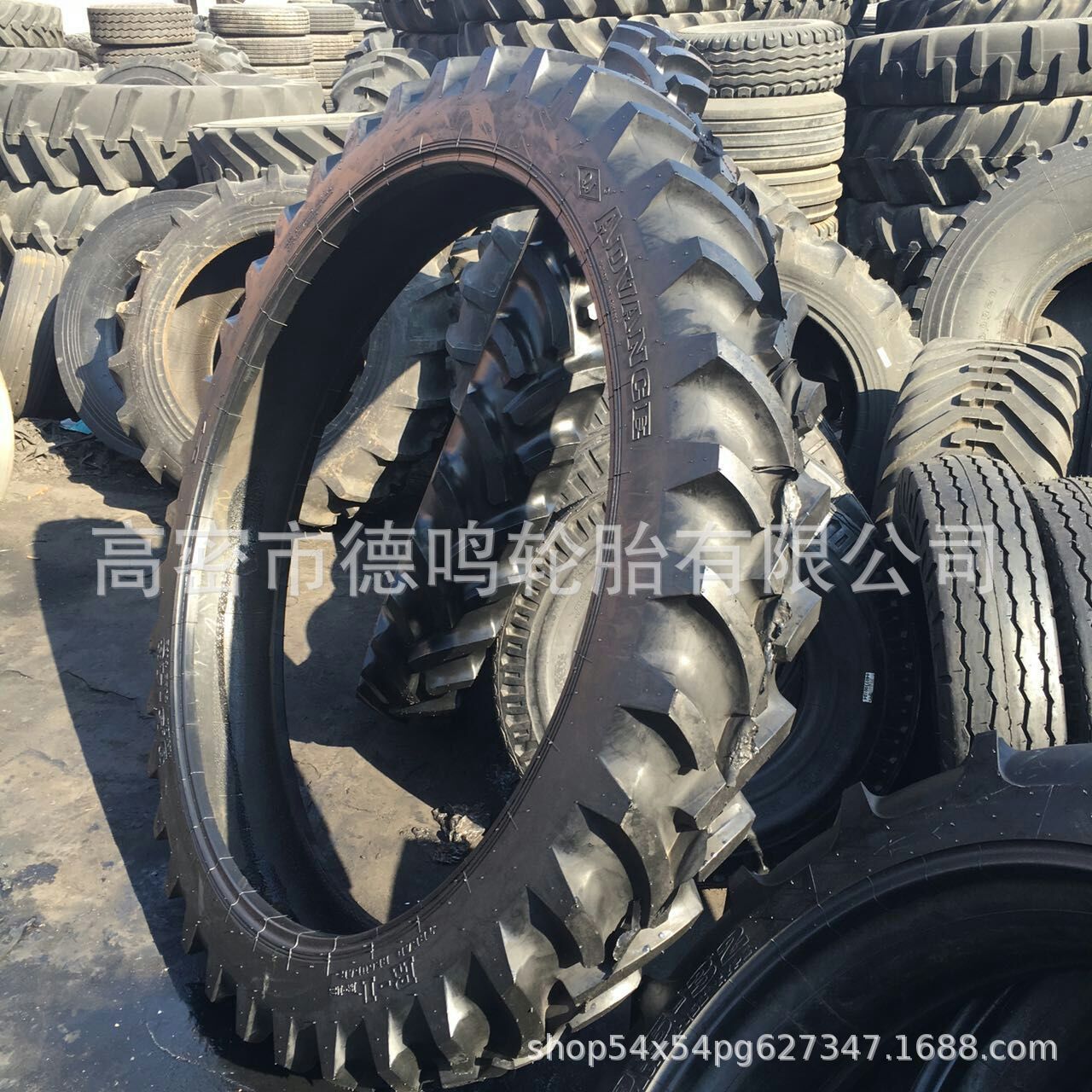 Neumático modificado del cultivador del neumático 9.5-48 del tractor con el anillo de acero 9.5-32