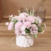Light purple purple spring carnation+butterfly