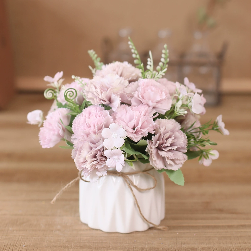 Nordic simulation flower decorative flower decorative flower room fake flowers fake flower plastic flower dining table flower bionic bionic flower bleaching flowers