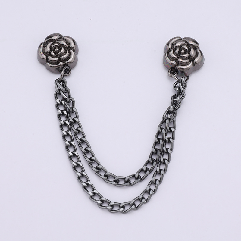 チェーンの磁気はズボンの足を引きずることを防ぎます。金属の磁気は袖口を固定します。