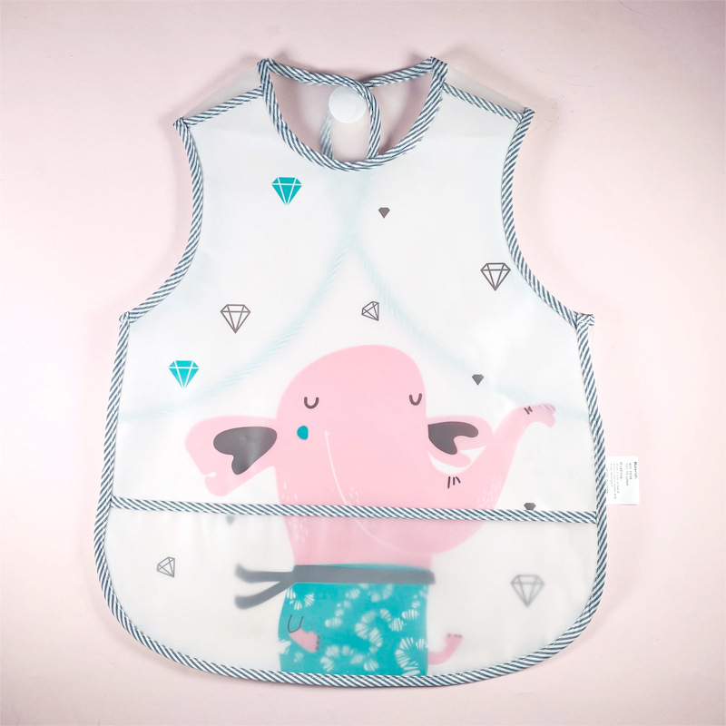 母婴实体店货源韩版婴幼儿立体围嘴宝宝吃饭衣EVA免洗接饭围兜|ru
