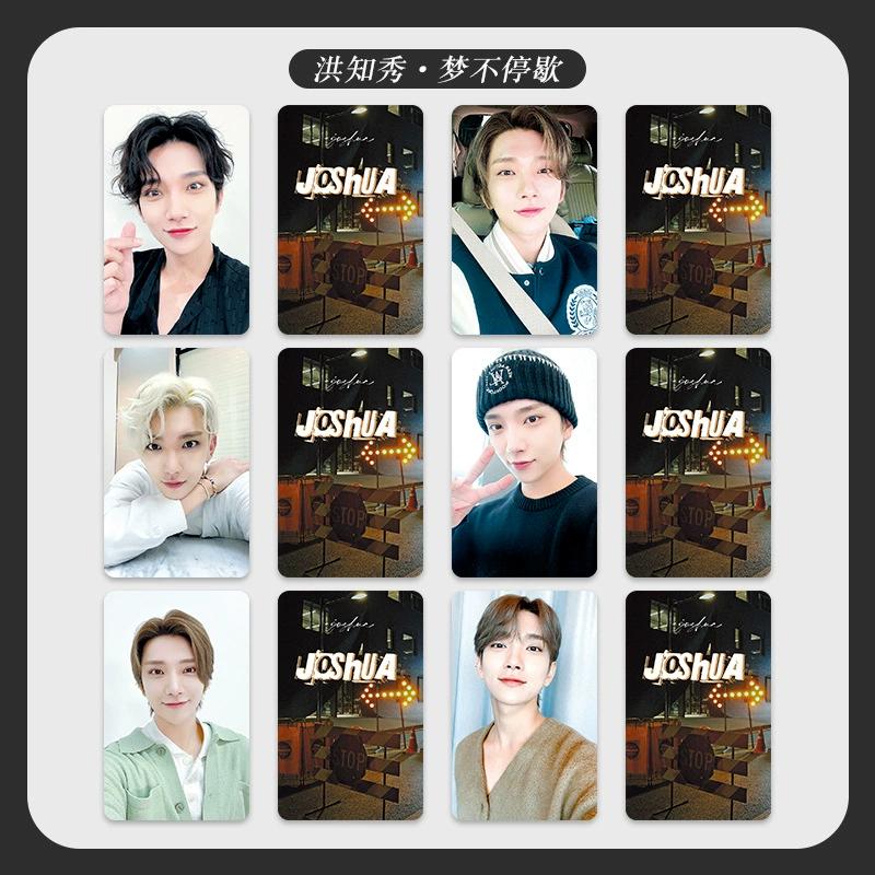 K-pop mini photo card set (Seventeen style) — 6-photo designs, 30-style collectible cards
