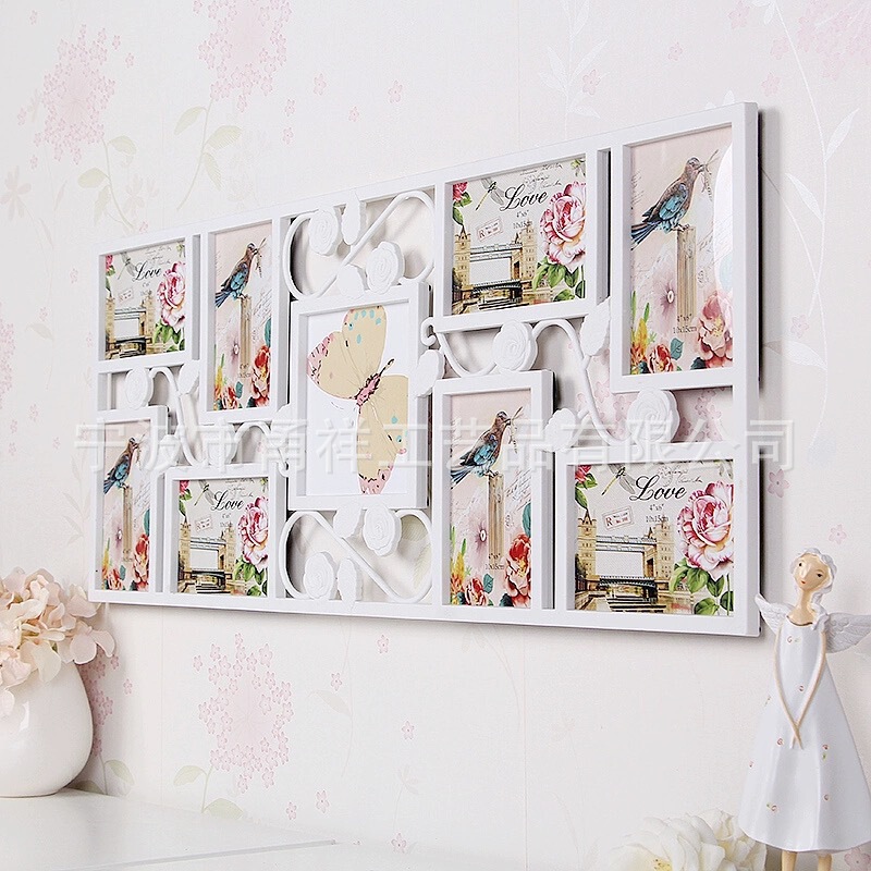 European Conjoined Casual Rose Creative Combination Photo Frame Hanging Wall Friend Best Friend Photo Wall 6inch Picture Frame European Conjoined Casual Rose Creative Combination Photo Frame Hanging Wall Friend Best Friend Photo Wall 6inch Picture Frame