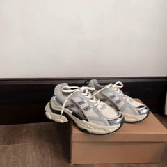 ソウルブロガー～2025春秋新作スペースシルバーメッシュ厚底カジュアルジョギングスニーカー女性用ダッドシューズ