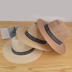 Men's Spring and Summer Fisherman Hat, Sunshade Hat for Middle-Aged and Elderly, Top Hat, Sun Protection Hat, Field Hat, Dad's Grass Hat