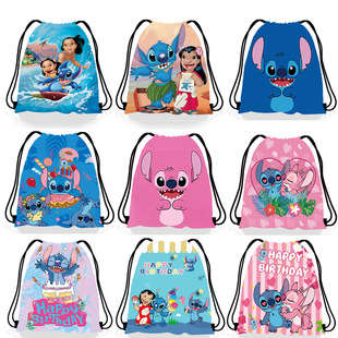 New Product Stitch Drawstring Fitness Bag Drawstring Pocket Shoulder Storage Bag Adult Sports Backpack Cross-Border Oxford Bag