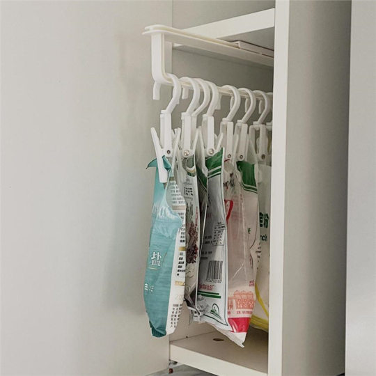 Kitchen Bagged Seasoning Storage Artifact Cabinet Drawer Clip Gap Telescopic Extraction Hanging Rack