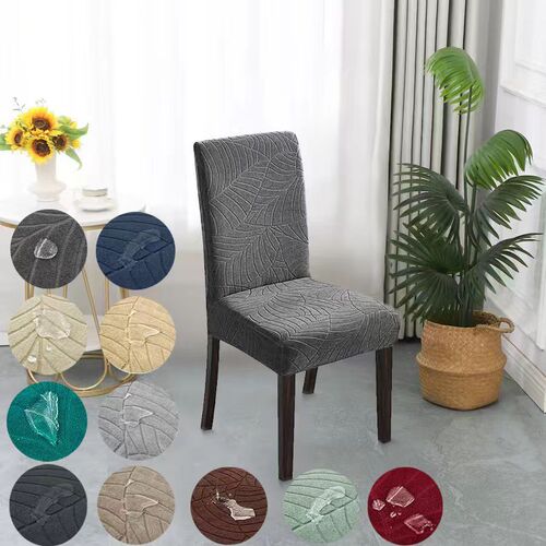 Waterproof thickened leaf embossed elastic wholesale chair cover European and American style home embossed chair cover