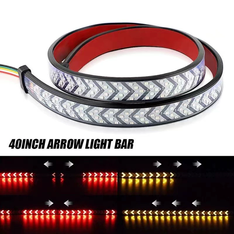 Трансграничный новый автомобильный пикап со стрелками огни 48 60 дюймов подсветка сканирование двухцветного рулевого тормоза функция заднего фонаря