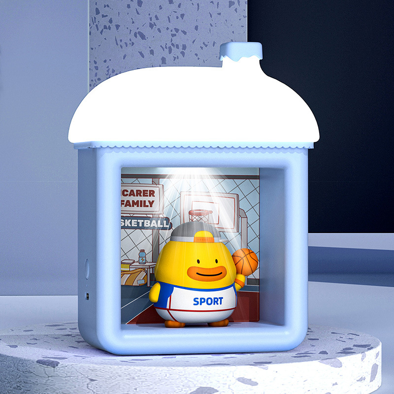 Creative magnetic induction cartoon night light