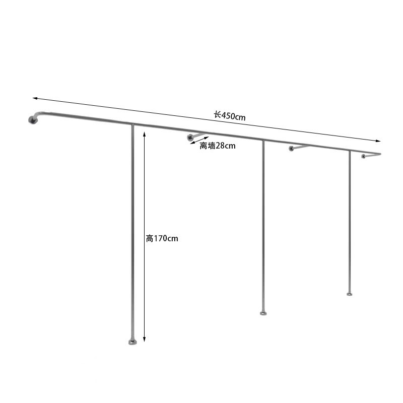 두꺼운 스테인레스 스틸 와이어 드로잉 길이 450*높이 170
