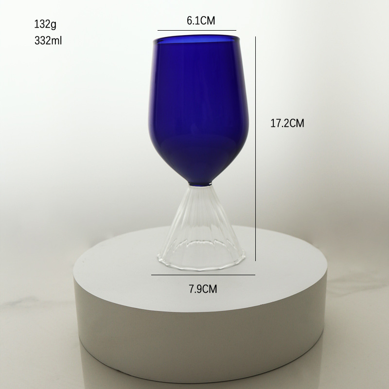 Copa de champán Copa de vino de estilo europeo Copa de uva creativa Copa de vino romántica Copa de vino color