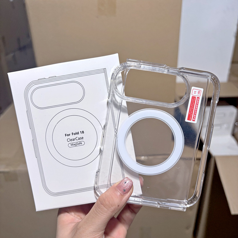 Suitable for iPhone Duo Acrylic Two-In-One Magnetic Magsafe Apple Duo Wireless Charging Anti-Fall Phone Case Suitable for iPhone Duo Acrylic Two-In-One Magnetic Magsafe Apple Duo Wireless Charging Anti-Fall Phone Case