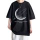 Ice Silk Short-sleeved Men's Summer Round Neck Printed Half-sleeved Half-sleeved T-shirt Cool-feeling Breathable Loose T-shirt for Men