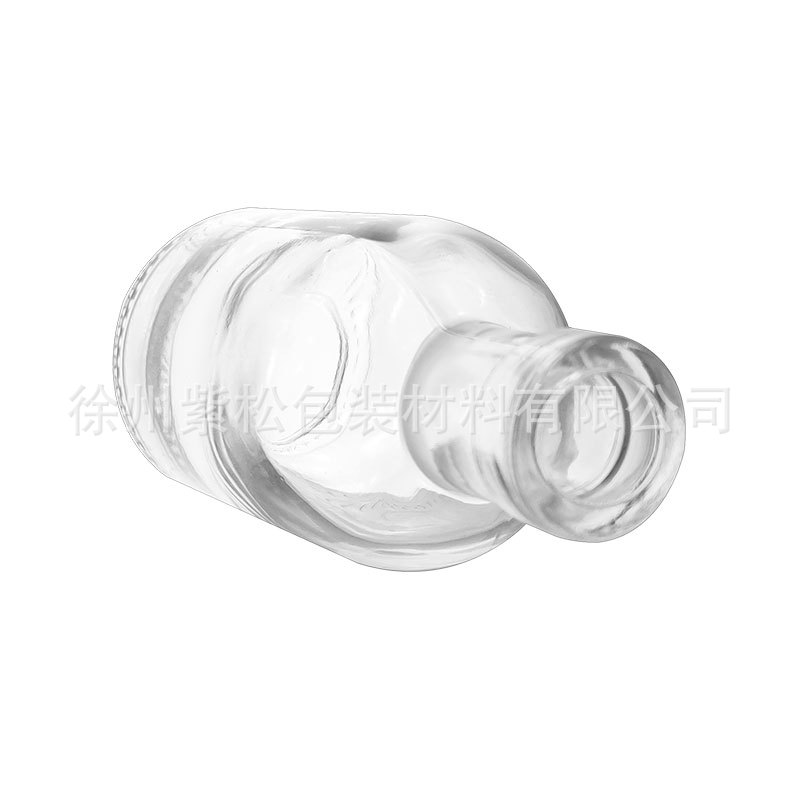 Botella de vino de 100ml botella de vidrio 2 botella de prueba botella de vino de fruta transparente botella de vino de vodka