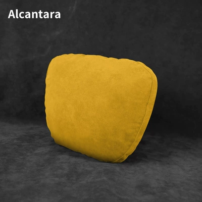 Alcantara suede car universal – Headrest - yellow-single-price