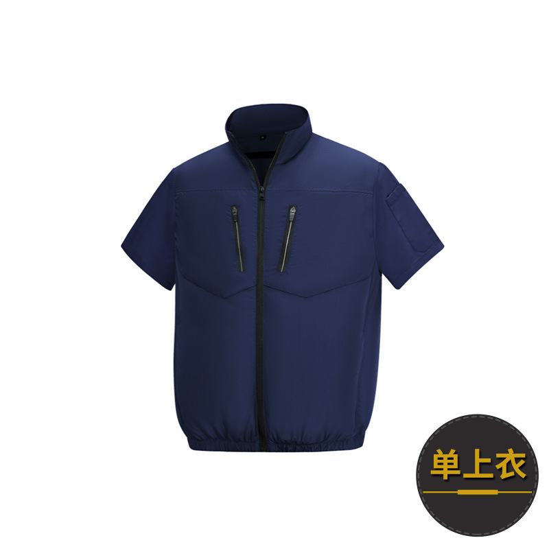夏用扇風機付きクロスボーダーサプライ、空調服、ベスト、冷凍冷却作業服、メンズ薄手ベスト|undefined