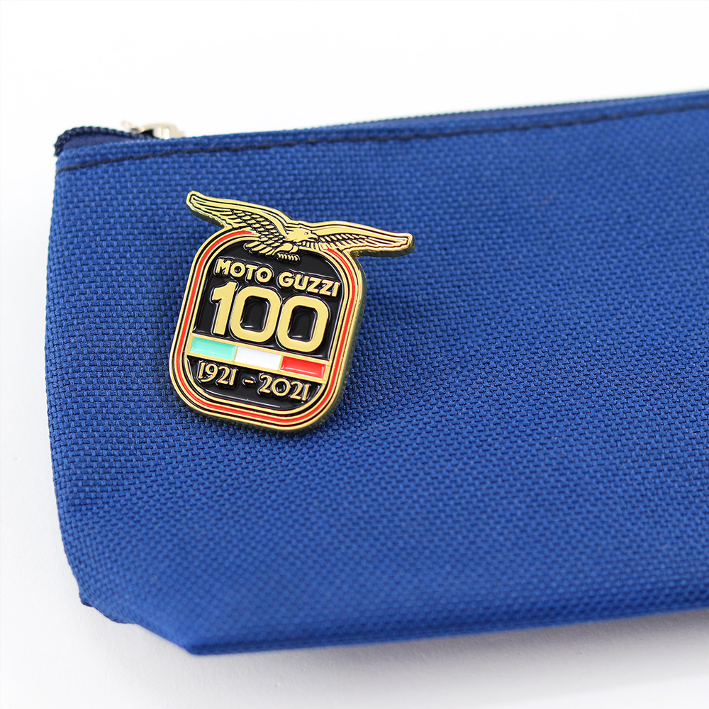 Moto Guzzi Brooch 100Th Anniversary Enamel Pin Eagle Badge Motorcycle Enthusiast Gift Accessories