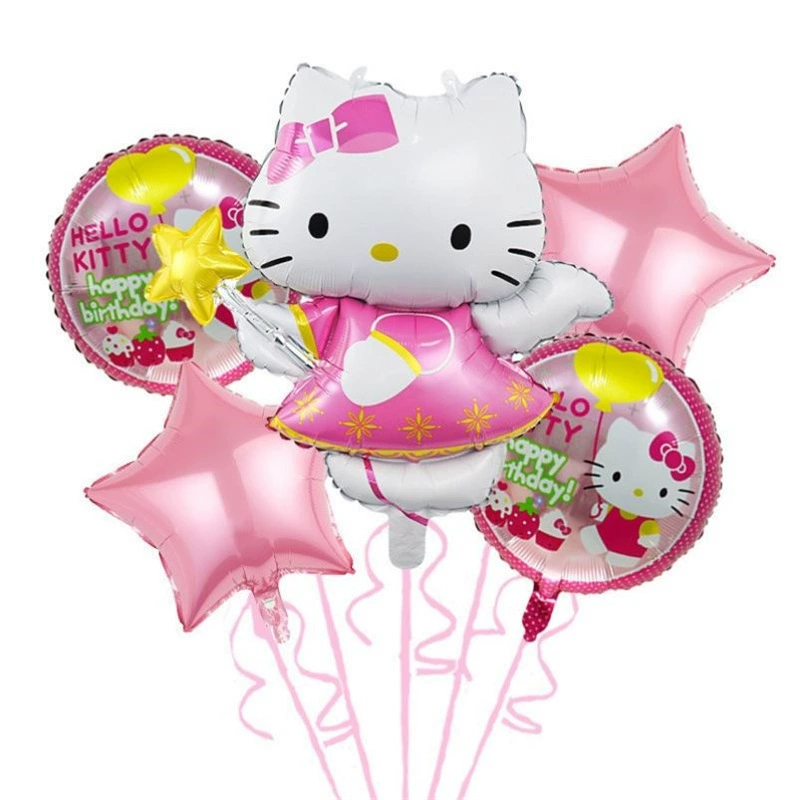 Hello Kitty, баллон для подруги на День Святого Валентина, букет, handmade DIY