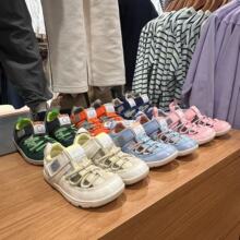 日单外贸童鞋魔术贴男女中大儿童涉水鞋基础款六色日本机能鞋凉鞋