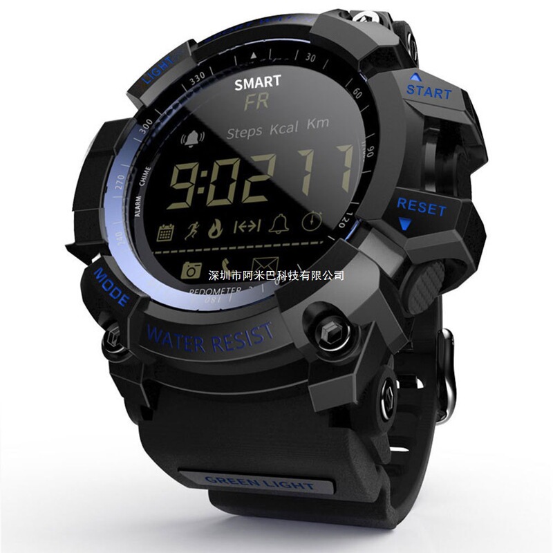 2024 Cross-Border Goods Mk16,Ex16 Smart Watch Bluetooth Information Push Reminder Function Waterproof Black