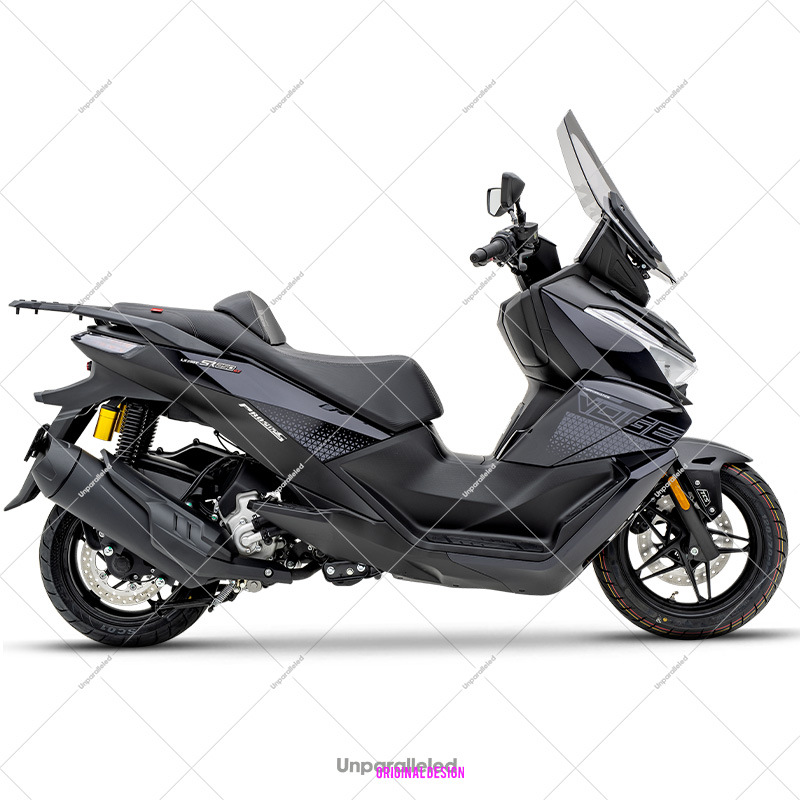 Adecuado para 25 Promise SR250GT Carrocería Impresión Decoración impermeable Pegatina Pegatina Modificación Accesorios