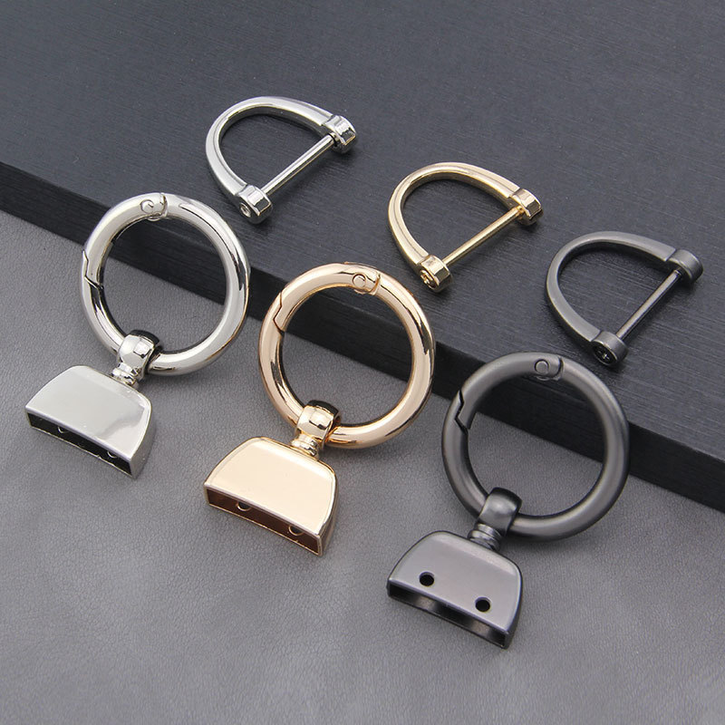 Household car keychain accessories wholesale new metal pendant car horseshoe buckle diy hardware head key chain Household car keychain accessories wholesale new metal pendant car horseshoe buckle diy hardware head key chain