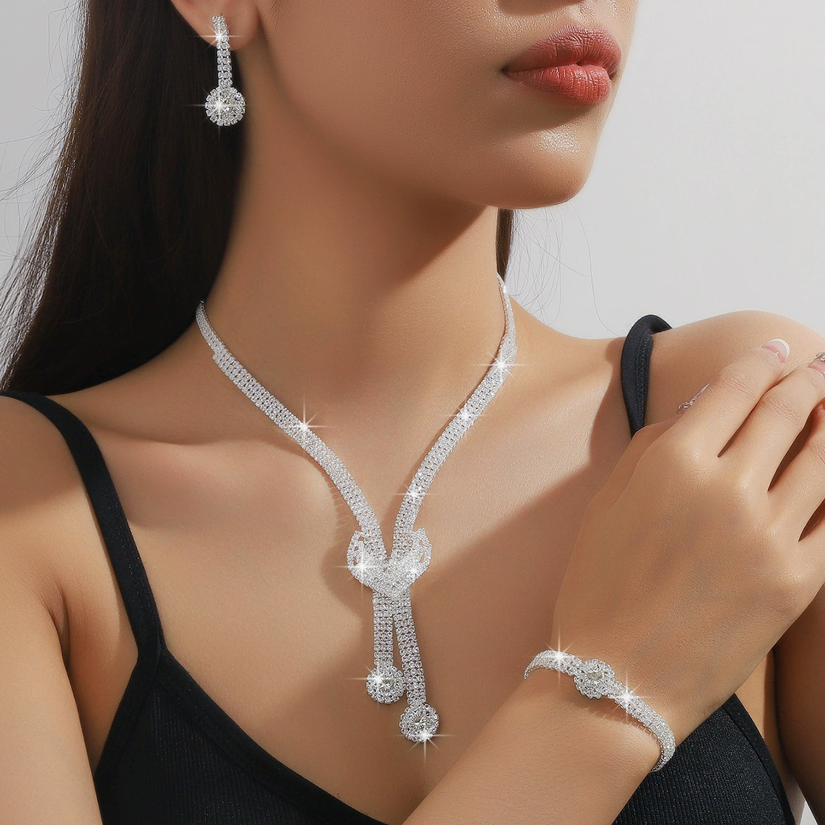 Аксессуар для невесты, колье, комплект, AliExpress, европейский стиль, свадебные аксессуары