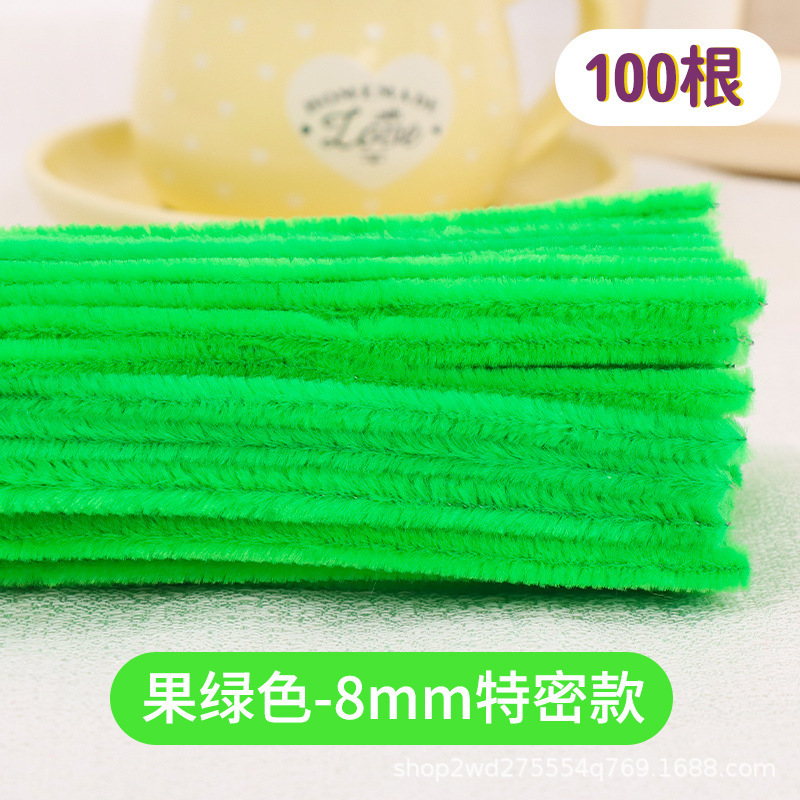 ツイスト棒特密8mm手作りdiy材料包毛根児童暗号化金密パイル花束マカロン卸売り|undefined