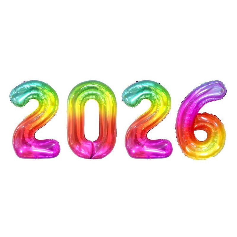 クロスボーダー 40インチ 32inch 16inch アメリカ版 ファットバージョン 2026 デジタルバルーンセット 辰年 大晦日 新年のお祝い装飾|undefined