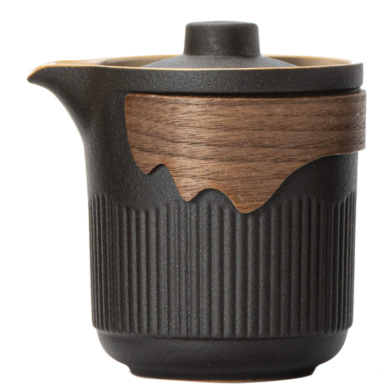 陶瓷抓手，大茶壶，茶杯，茶具，防烫
