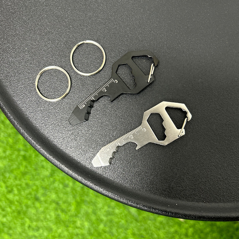 カセット EDC ツールカード多機能キーホルダー栓抜き六角ペンダントポータブルドライバーミニツール|undefined