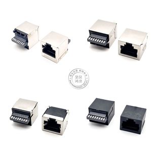 RJ45ĸ�� 8P8C����ȫ�������η���ĸ�^ �����W�j���L��ˮ���^�ӿ�
