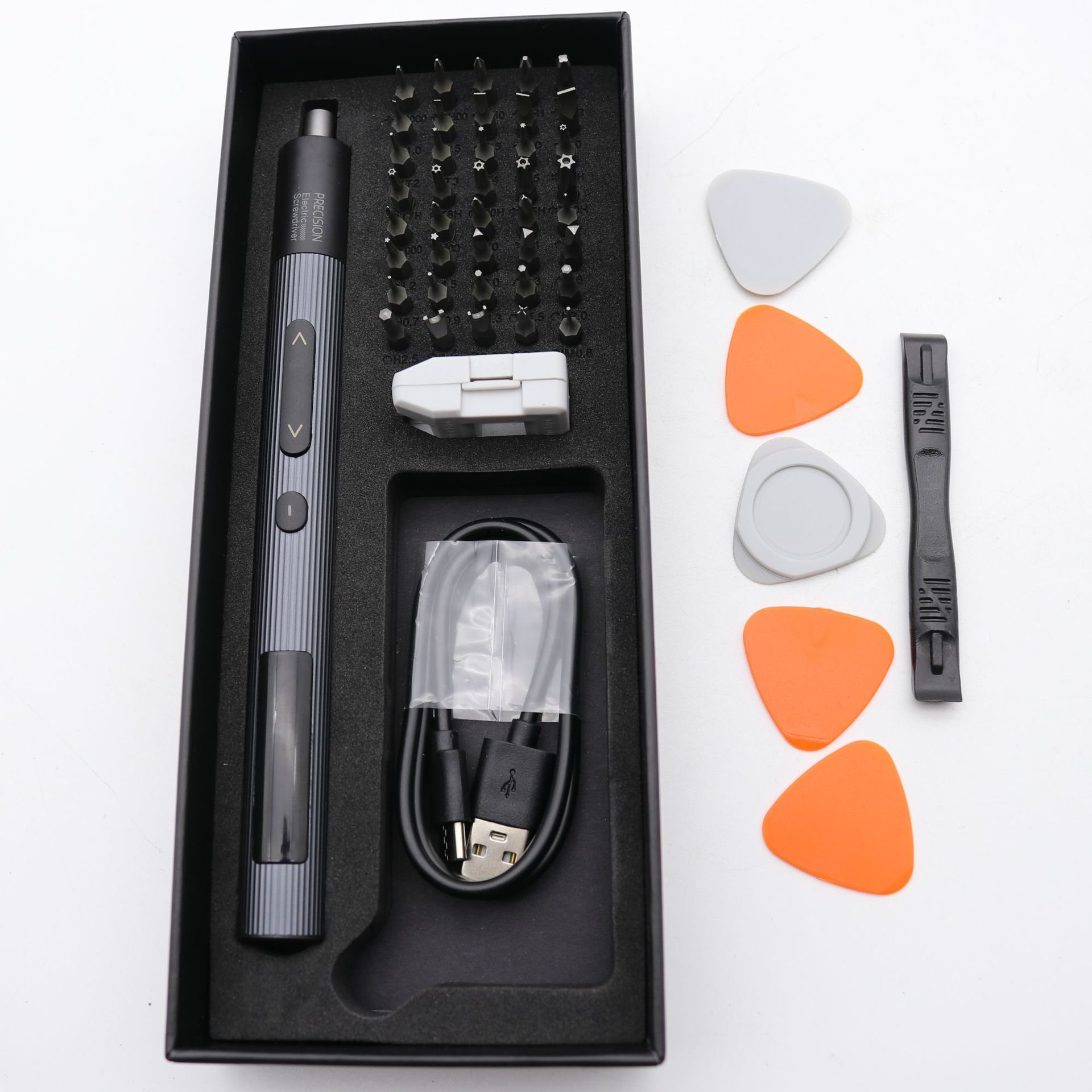 精密电动螺丝刀套装36合一五金工具批头多功能起子机跨境迷你