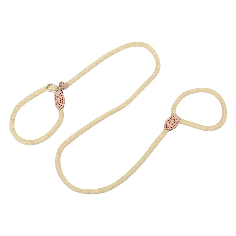 Correa de perro P cuerda correa de perro de una sola pieza anti-rotura perros medianos y grandes punzón a prueba de explosiones P cadena correa de perro Cadena de perro