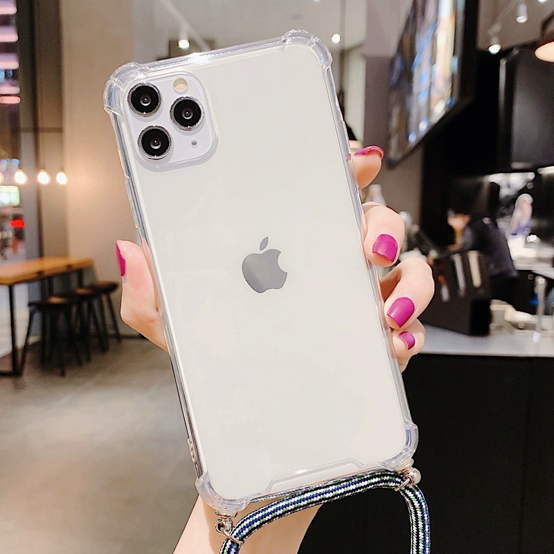Яблоко, ремешок на сумку, прозрачный чехол для телефона, iPhone 13, регулируемые ремешки, iPhone 17 Pro, iphone, падение защиты, 17