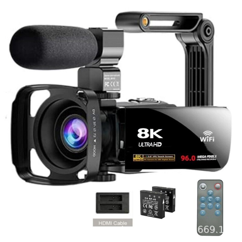 Cross-Border English Product 8K Video Camera Suitable for 96Mp High-Definition Digital Camera Video Recorder, Touch Screen Af1 Cross-Border English Product 8K Video Camera Suitable for 96Mp High-Definition Digital Camera Video Recorder, Touch Screen Af1