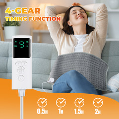 2023 Cross-border Heating Pad Small Electric Blanket 9-level Temperature Control 4-level Timing Physiotherapy Electric Heating Blanket Heating Pad Warming Blanket