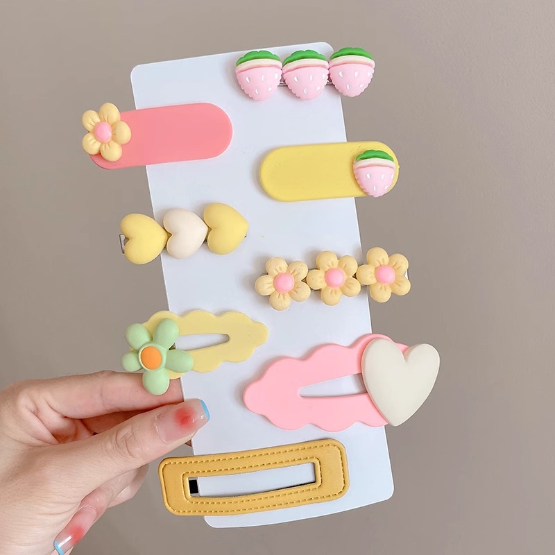 2025 nuevo clip de cabello para niños lindos clip de boca de pato frente clip de frangeo lateral clip de cabello rotos clip de cabello para niñas toque