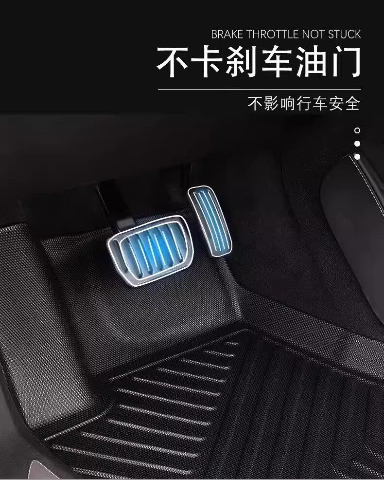 Suitable for 16-23 Year Mitsubishi Pajero Right-Hand Drive Tpe Wear-Resistant Pajero Waterproof, Environmentally Friendly, Odorless Car Floor Mats