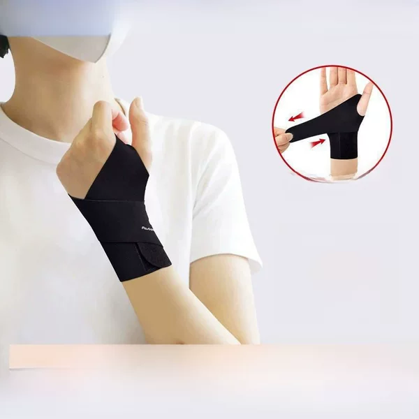 Japanese sports wristband adjustable breathable thin men's and women's fitness badminton tennis volleyball wrist strain sheath
